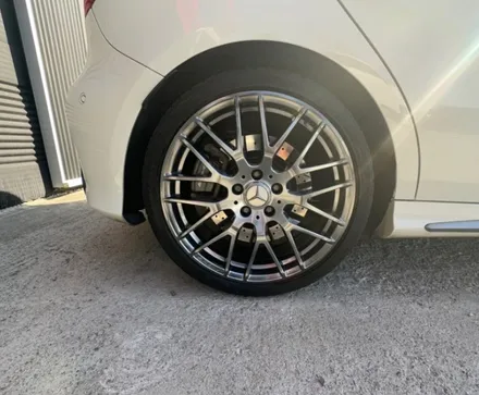 제천휠복원 고스트크롬 휠도색 벤츠A클래스 AMG 작업! / 원주시 소초면