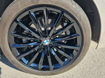 춘천휠수리 BMW 530i 유광블랙 휠도색 작업사진! / 원주시 소초면