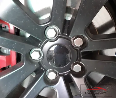 휠도색 비용 랜드로버 블랙무광 휠복원 훨캡 로고 제작 / 원주시 소초면