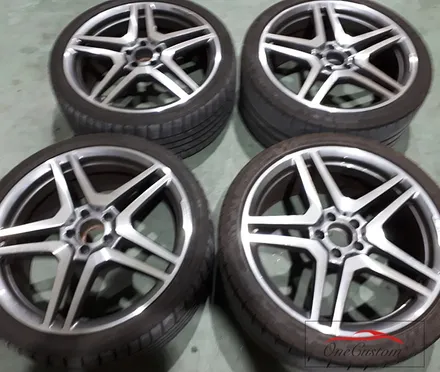 벤츠휠복원 S65 AMG 다이아몬드컷팅 원주휠도색에서! / 원주시 소초면