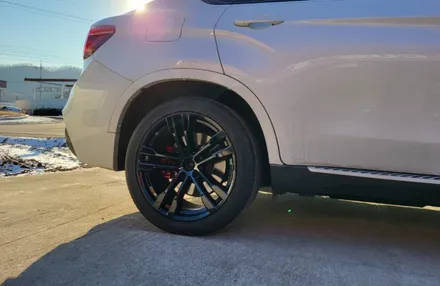 여주휠도색 BMW X6 블랙유광 휠도색 휠복원 시공 결과 소개! / 원주시 소초면