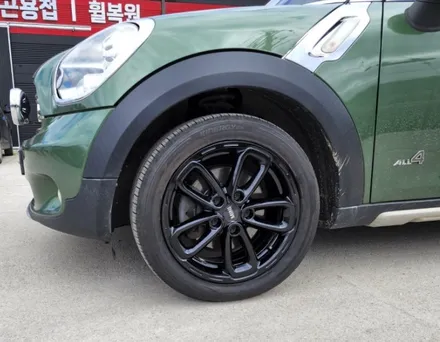 원주휠도색 미니쿠퍼 블랙유광 휠도색 캘리퍼도색도 같이 가능한 곳은?! / 원주시 소초면