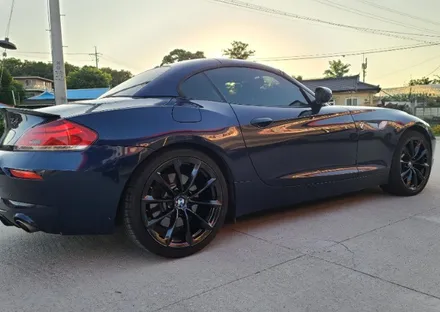 충주휠도색 BMW Z4 블랙크롬 휠도색 시공작업기! / 원주시 소초면
