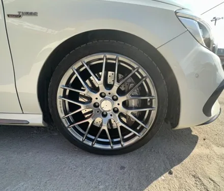 제천휠복원 고스트크롬 휠도색 벤츠A클래스 AMG 작업! / 원주시 소초면