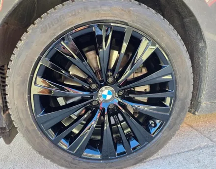 충주휠복원 BMW 5GT 블랙유광 휠도색 작업사진! / 원주시 소초면