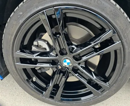 원주 휠도색 BMW 220i 블랙유광 휠도색 작업 전후사진! / 원주시 소초면