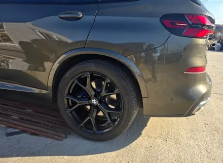 충주 휠도색 BMW X5  블랙유광 휠도색 작업 전후 사진! / 원주시 소초면
