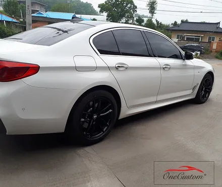 경기 휠복원 가격 BMW520D 블랙유광 휠도색 노하우! / 원주시 소초면