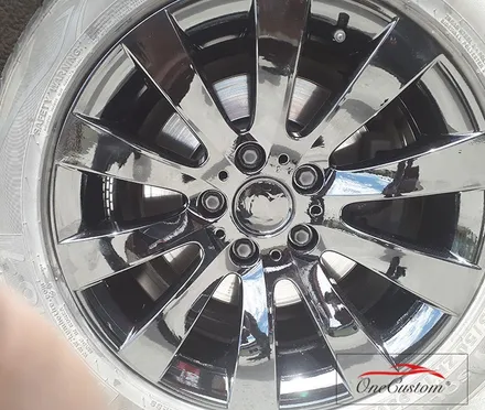 휠수리전문점 안산휠복원 BMW 528I 유광블랙 휠도색 결과물! / 원주시 소초면