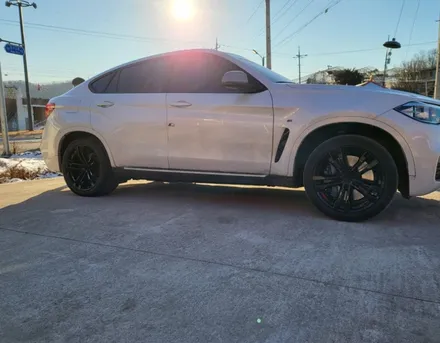 여주휠도색 BMW X6 블랙유광 휠도색 휠복원 시공 결과 소개! / 원주시 소초면