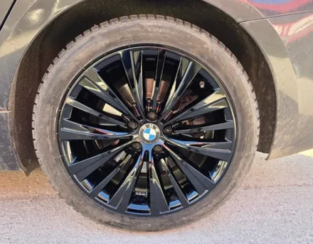 충주휠복원 BMW 5GT 블랙유광 휠도색 작업사진! / 원주시 소초면