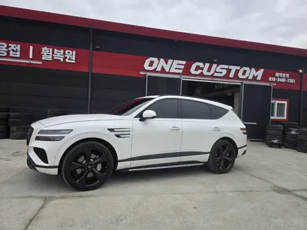 충주휠도색 제네시스 GV80  22인치 블랙유광 휠도색 작업! / 원주시 소초면