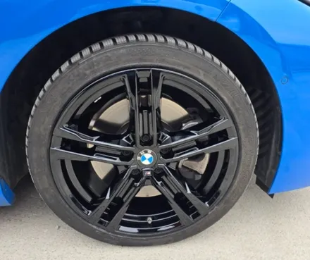 원주 휠도색 BMW 220i 블랙유광 휠도색 작업 전후사진! / 원주시 소초면