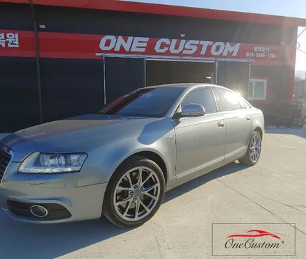 원주수입차 충주 휠도색 아우디 A6 고스트크롬 분체도장 휠복원! / 원주시 소초면