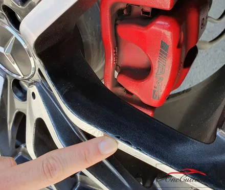 순정휠 휠수리 벤츠 SLK 350  다이아컷팅 휠 휠복원! / 원주시 소초면