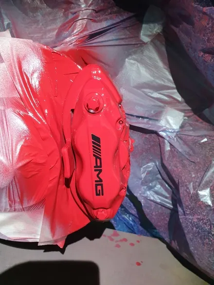 휠도색가격 벤츠 S500 고스트크롬 다크스퍼터링 휠도색  캘리퍼도색 시공! / 원주시 소초면