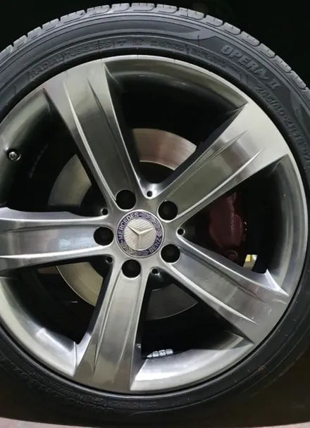 벤츠 CLS350 다크스퍼터링 고스트크롬 휠복원 휠도색 <자동차휠복원><자동차휠도색> / 원주시 소초면