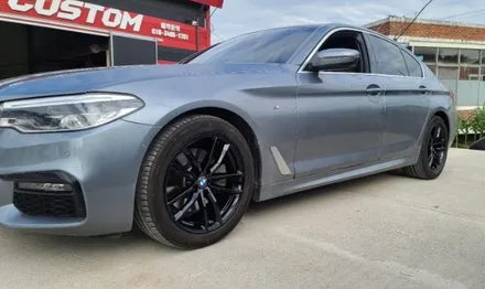 제천휠수리 bmw 520d 블랙유광 휠도색 휠복원 휠수리! / 원주시 소초면
