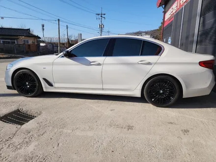 충주휠도색 BMW 520D 블랙유광 휠도색 시공 소개! / 원주시 소초면