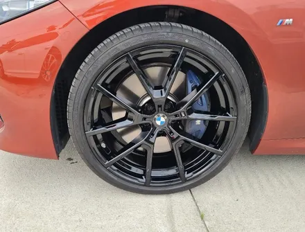 충주휠수리 BMW 840i 블랙유광 휠도색 시공작업 소개! / 원주시 소초면
