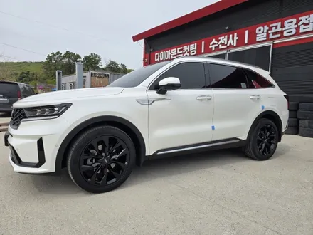 춘천휠수리 쏘렌토 블랙유광 휠도색 작업소개 합니다! / 원주시 소초면