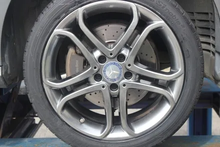 [원주휠복원] 벤츠 E250d 고스트크롬 / 원주시 소초면