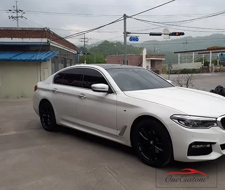 경기 휠복원 가격 BMW520D 블랙유광 휠도색 노하우! / 원주시 소초면