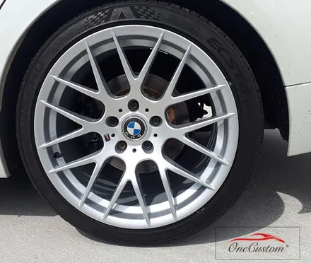 자동차 순정휠복원 BMW320I 실버 휠도색 후기! / 원주시 소초면