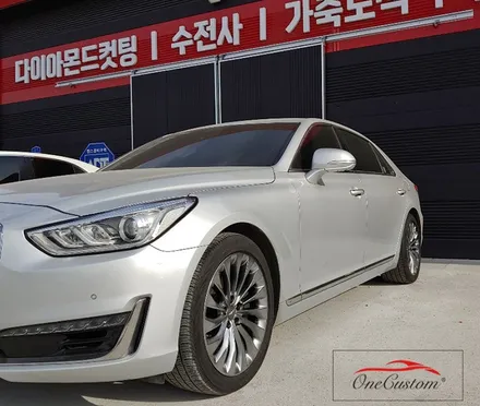 자동차휠복원 제네시스 EQ900 순정휠복원 휠도색 작업완료! / 원주시 소초면