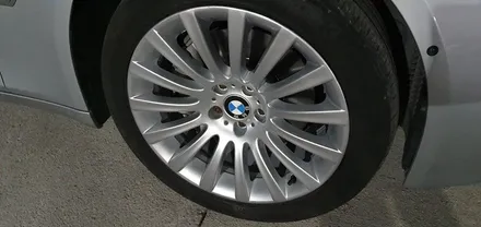 휠 스크래치 BMW 740d 순정휠복원 휠도색 작업! / 원주시 소초면