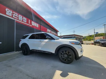 제천휠도색 포드익스플로러 블랙유광 휠도색 시공, 캘리퍼도색 가능한 곳! / 원주시 소초면