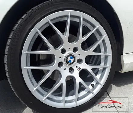 자동차 순정휠복원 BMW320I 실버 휠도색 후기! / 원주시 소초면