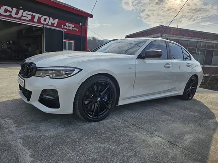 충주휠도색 BMW 320D 블랙유광 휠도색 시공결과와 과정은! / 원주시 소초면