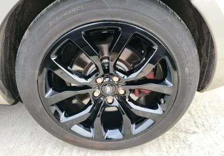 여주휠수리 레인지로버 유광블랙 휠도색 작업사진! / 원주시 소초면