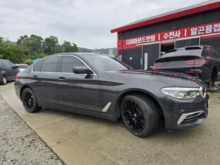 제천휠수리 BMW 520D 블랙유광 휠도색 작업 전후 사진! / 원주시 소초면