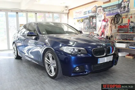 [울산카오디오]   BMW 528i  미국 켈리포니아 수공예제품CDT 센터스피커 CS-03 DVC 장착하다