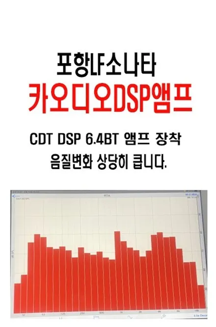 울산CDT카오디오/LF소나타 CDT DSP  6.4BT 앰프작업