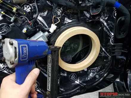 [울산카오디오]   기아자동차 K9  미국 핸드메이드 수공예 스피커 CDT CL 165C + JBL Basspro SL 장착