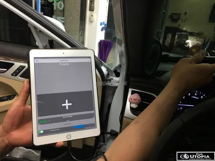 울산제네시스 G80 카오디오 3웨이 업그레이드작업