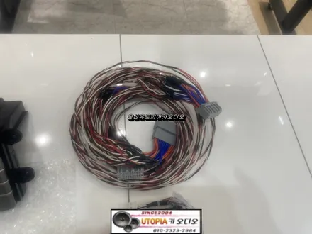 울산베라크루즈카오디오/베라크루즈 9인치 안드로이드 교환      LCD공조기개조작업