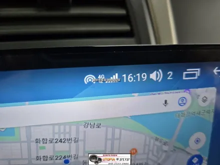 울산코란도스포츠 안드로이드작업*10인치 안드로이드 올인원