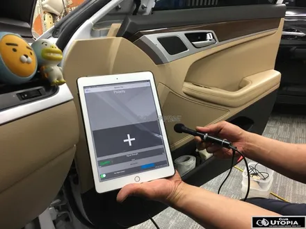 울산제네시스 G80 카오디오 3웨이 업그레이드작업