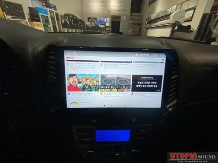 울산싼타페CM카오디오 안드로이드/싼타페CM 9인치 안드로이드 교환