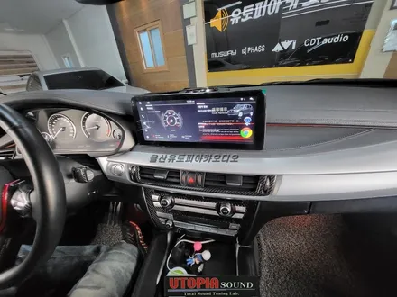 울산BMW안드로이드카오디오/BMW X6인치 안드로이드올인원 교환 장착