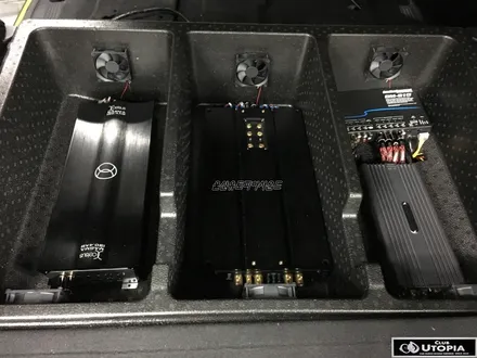 울산싼타페TM카오디오작업 3웨이 풀멀티