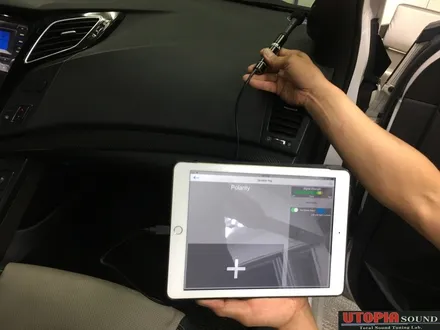 울산카오디오 /  I40 Flex audio A350.2AB                     추가장착 및 인스톨 보정작업