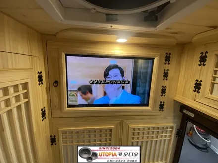 울산캠핑카 카오디오전문점/포터2 캠핑카 노래방기기작업 / 카오디오 헤드유닛 작업과 핸드폰 밀러링 작업