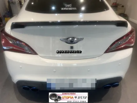 울산카오디오 제네시스쿠페 안드로이드 작업 & 카 오디오 앰프 +   우퍼 시스템 조합
