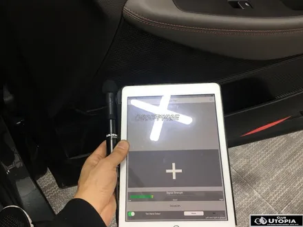 울산카오디오 부산에서 방문하신 싼타페TM DLS MB 스피커장착