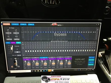 울산카오디오CDTDSP/ K7 CDT 신형 앰프 CDT DSP6.4BT장착     블루투스 5.0 내장 AD/DA컨버터 시러스로직 적용